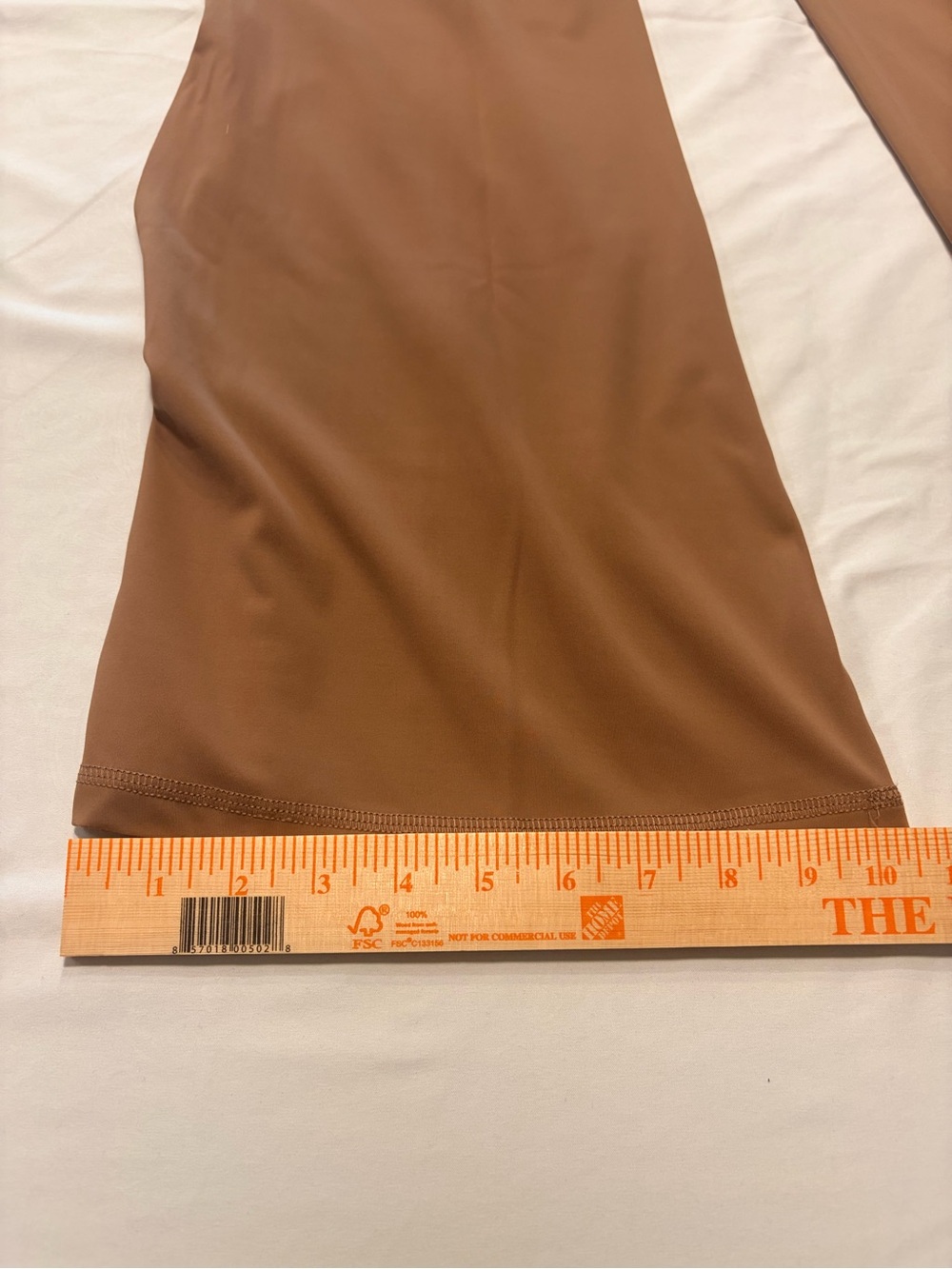 JoyLab High Rise Front Seam Flare Leggings Pants Camel Brown XL - Picture 7 of 9